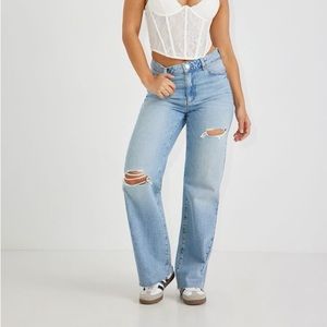 wide leg jeans